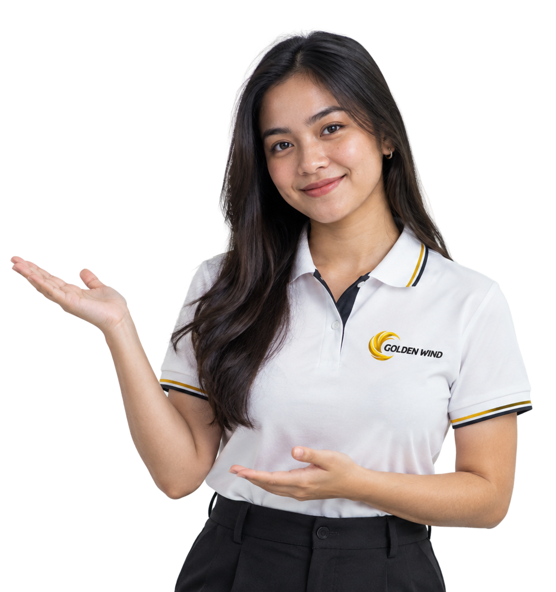 Golden Wind representative introducing Alalay Loan